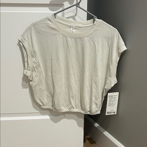 Lululemon Wide-Sleeve Gathered Hem T-Shirt NWT
